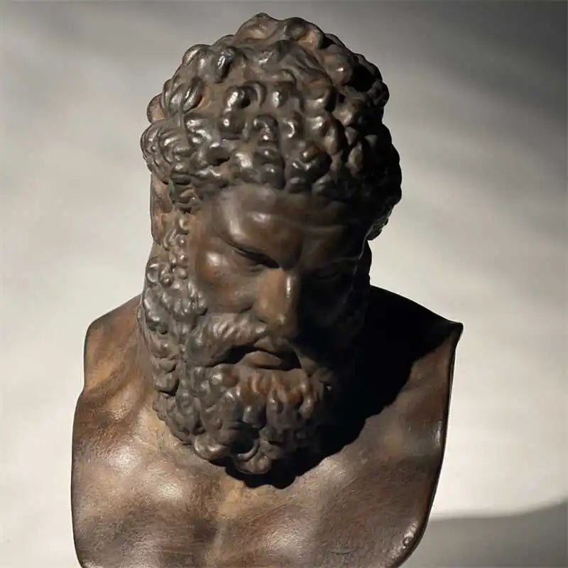 Afralia™ Art Sculpture Hercules Abstract Character Figurine Home Decor Ornament