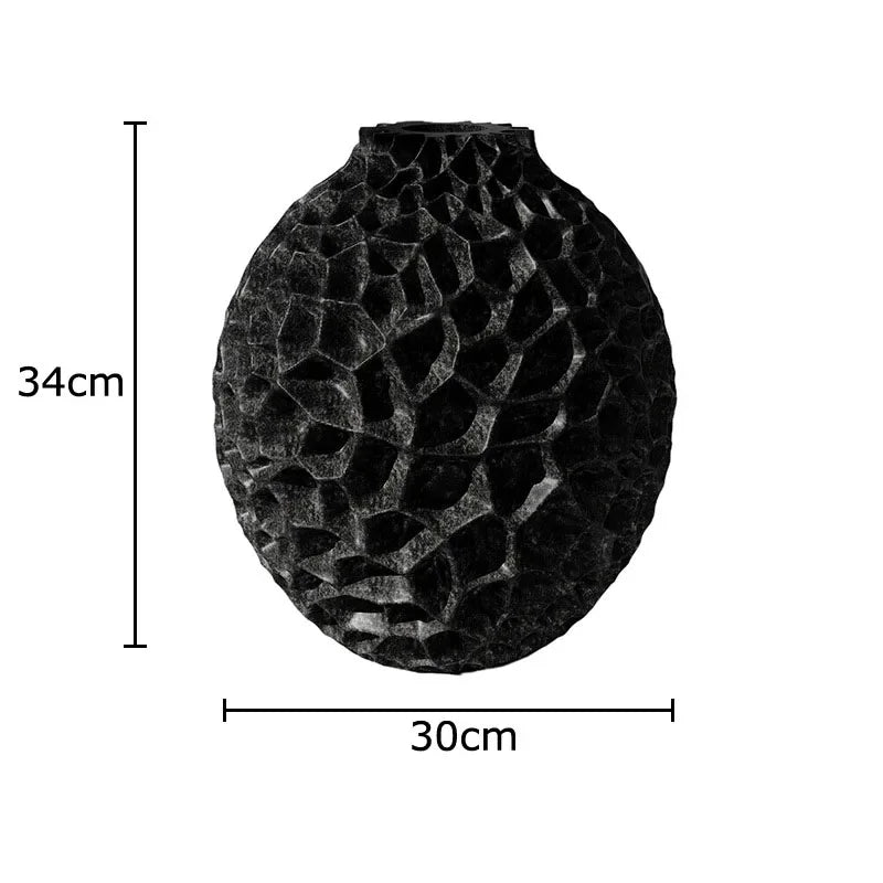 Afralia™ Honeycomb Texture Vase for Artificial Flower Arrangement