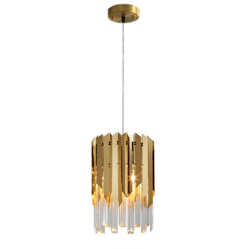 Luxury Crystal Pendant Chandelier by Afralia™ for Living Room, Dining, or Bedroom Lighting
