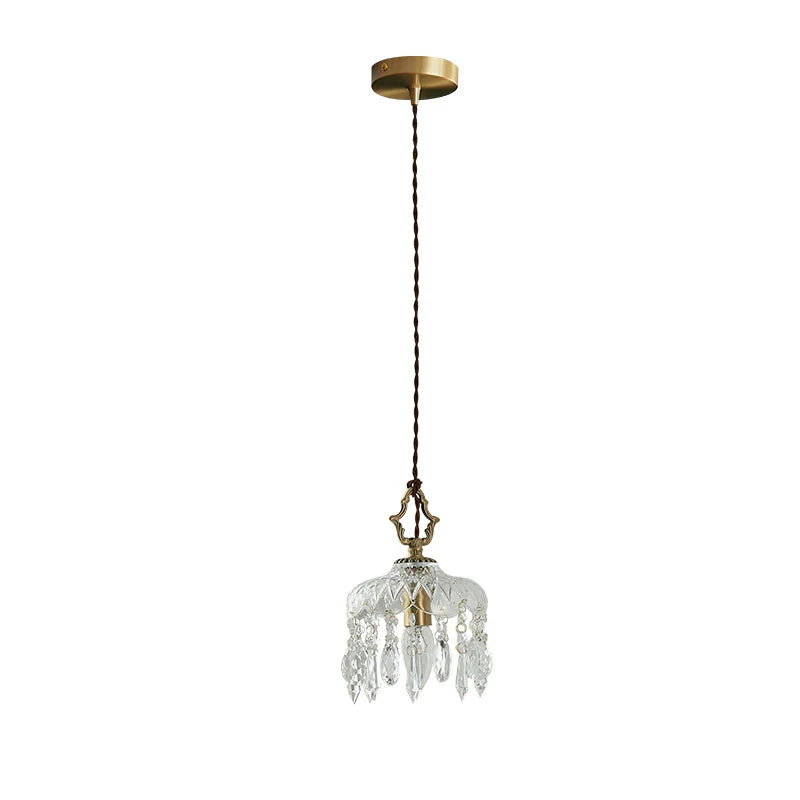 Afralia™ Crystal LED Ceiling Light - Modern Style for Bedroom, Living, Dining Room