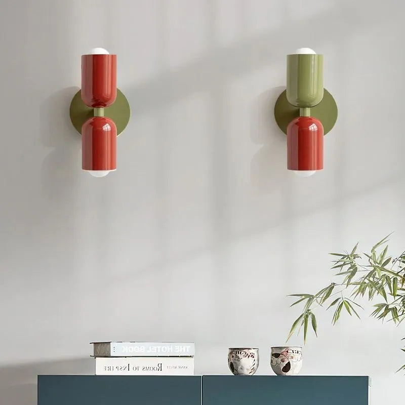Afralia™ Nordic LED Wall Lamp: Modern Macaron Sconces for Bedroom, Living Rooms, TV Backdrop.