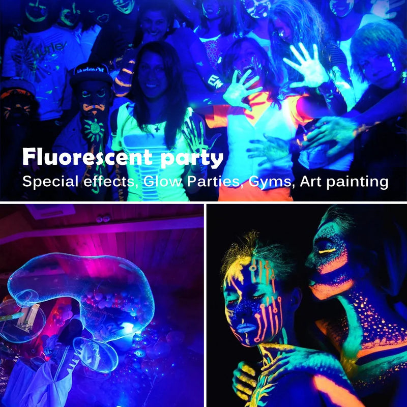 Afralia™ 100W LED UV Blacklight for Halloween Xmas Dance Parties