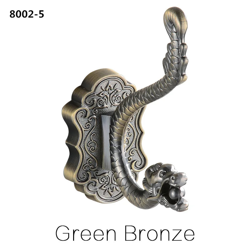 Afralia™ Metal Robe Hooks for Towels and Clothes, Wall Mount Coat Hat Bag Hooks