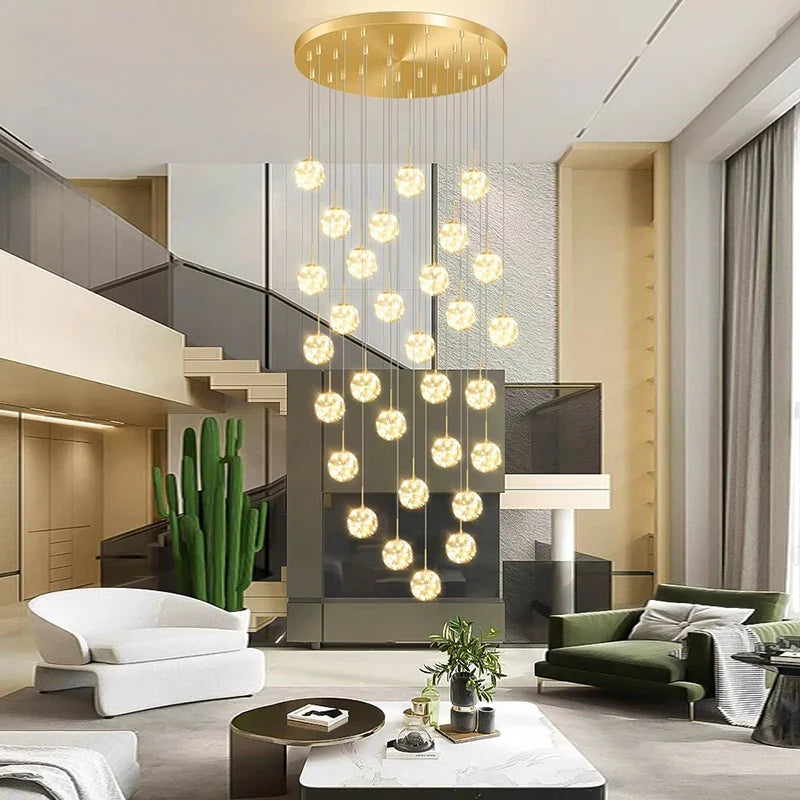 Afralia™ Nordic Dining Room Pendant Ceiling Light Chandelier for Indoor Living Room