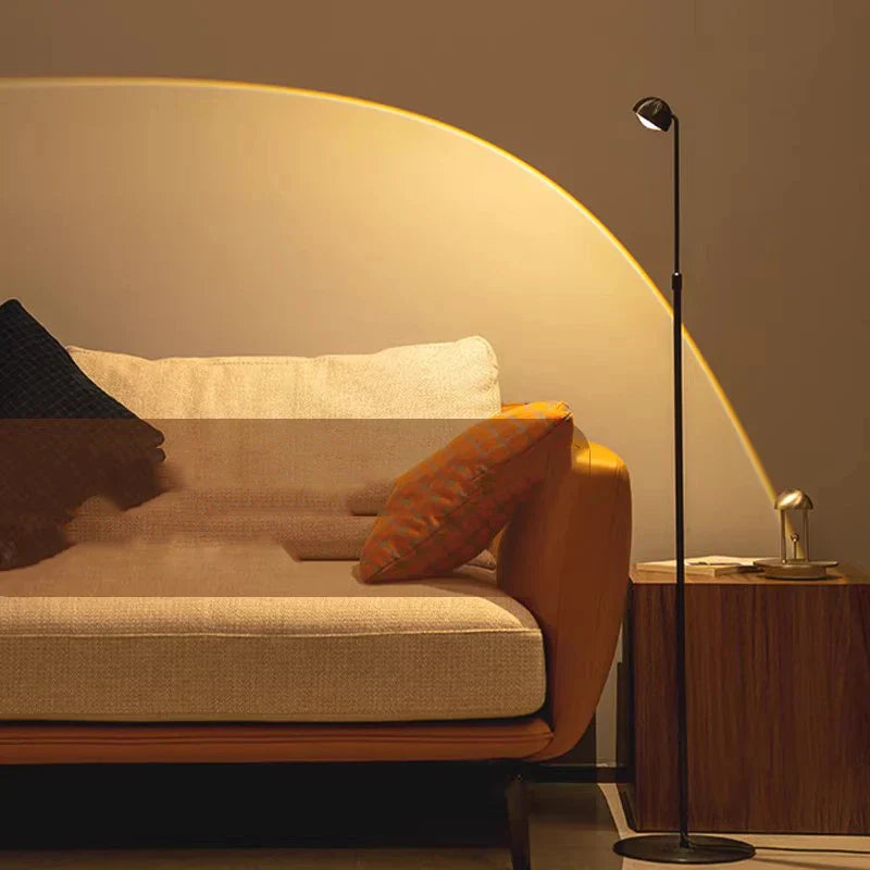 Afralia™ LED Floor Lamp: Touch Control, Height Adjustable, Modern Living Room Light