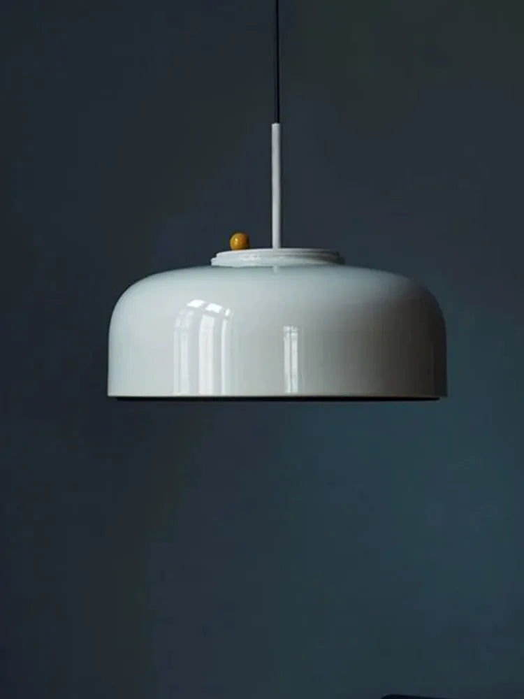 Afralia™ Seated Podgy Pendant Lamps: Nordic Yellow Minimalist Unique Lighting for Dining Room