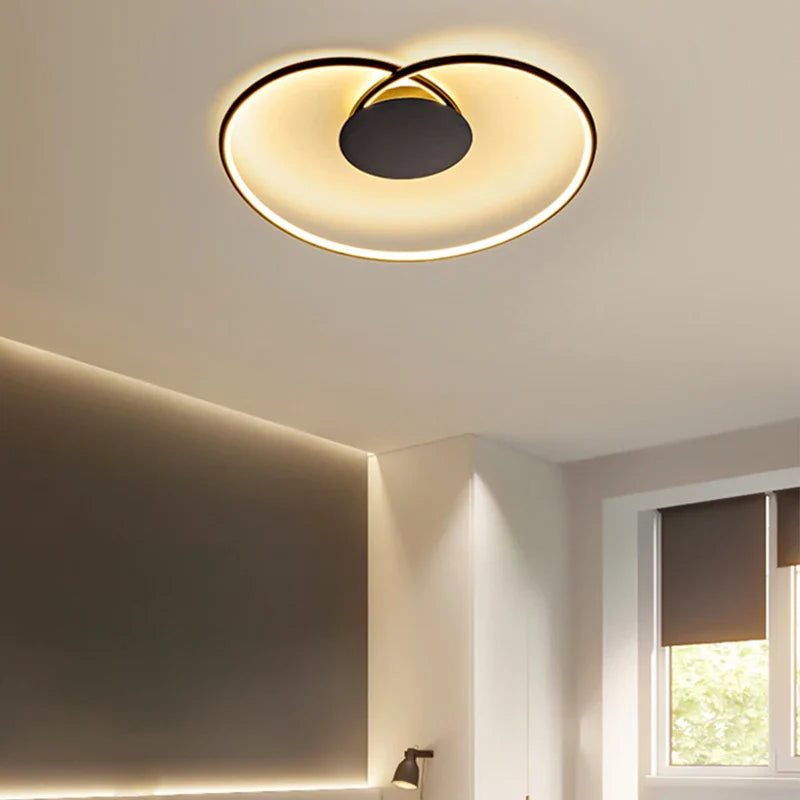 Afralia™ Love Shaped Ceiling Light for Bedroom, Living Room, Study, Restaurant