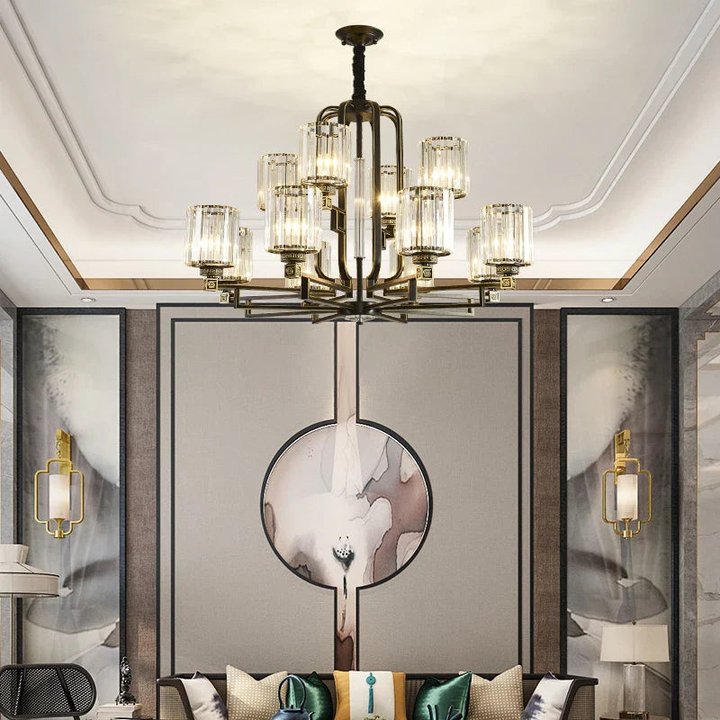 Afralia™ Crystal Luxury Chandelier: Modern & Creative Lighting for Living Room, Bedroom, and Restaurant