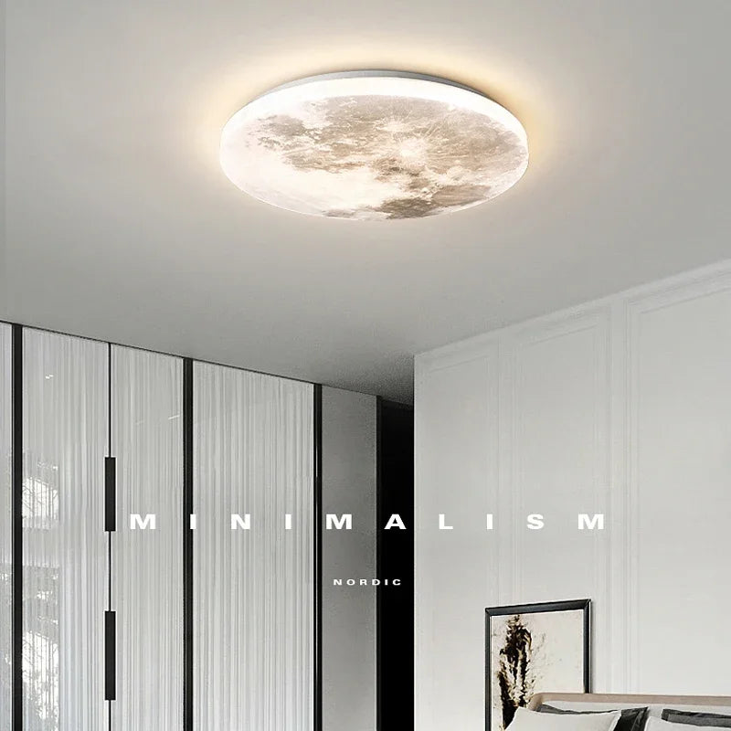 Afralia™ LED Circular Ceiling Chandelier for Home Dining Bedroom Bathroom Aisle