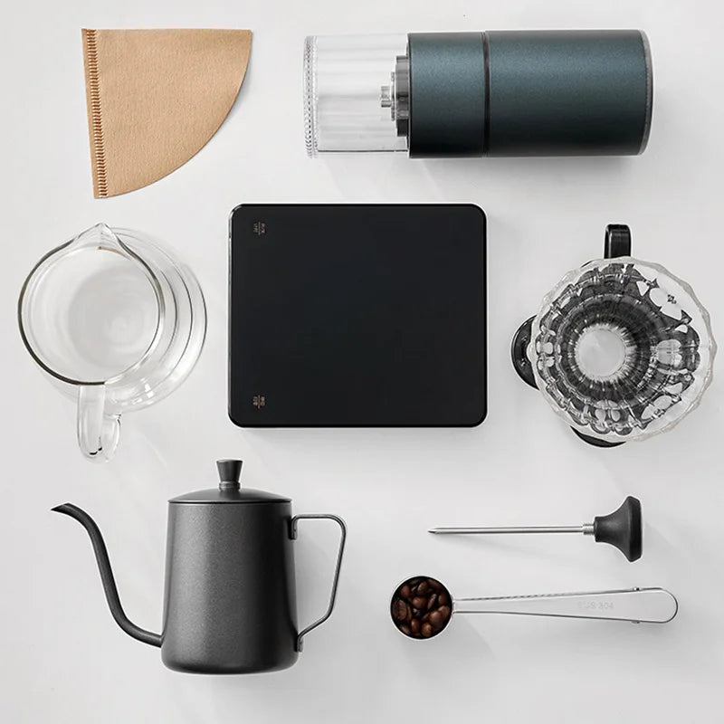 Afralia™ Hand Punch Coffee Pot Gooseneck Spout Kettle Long Mouth Maker