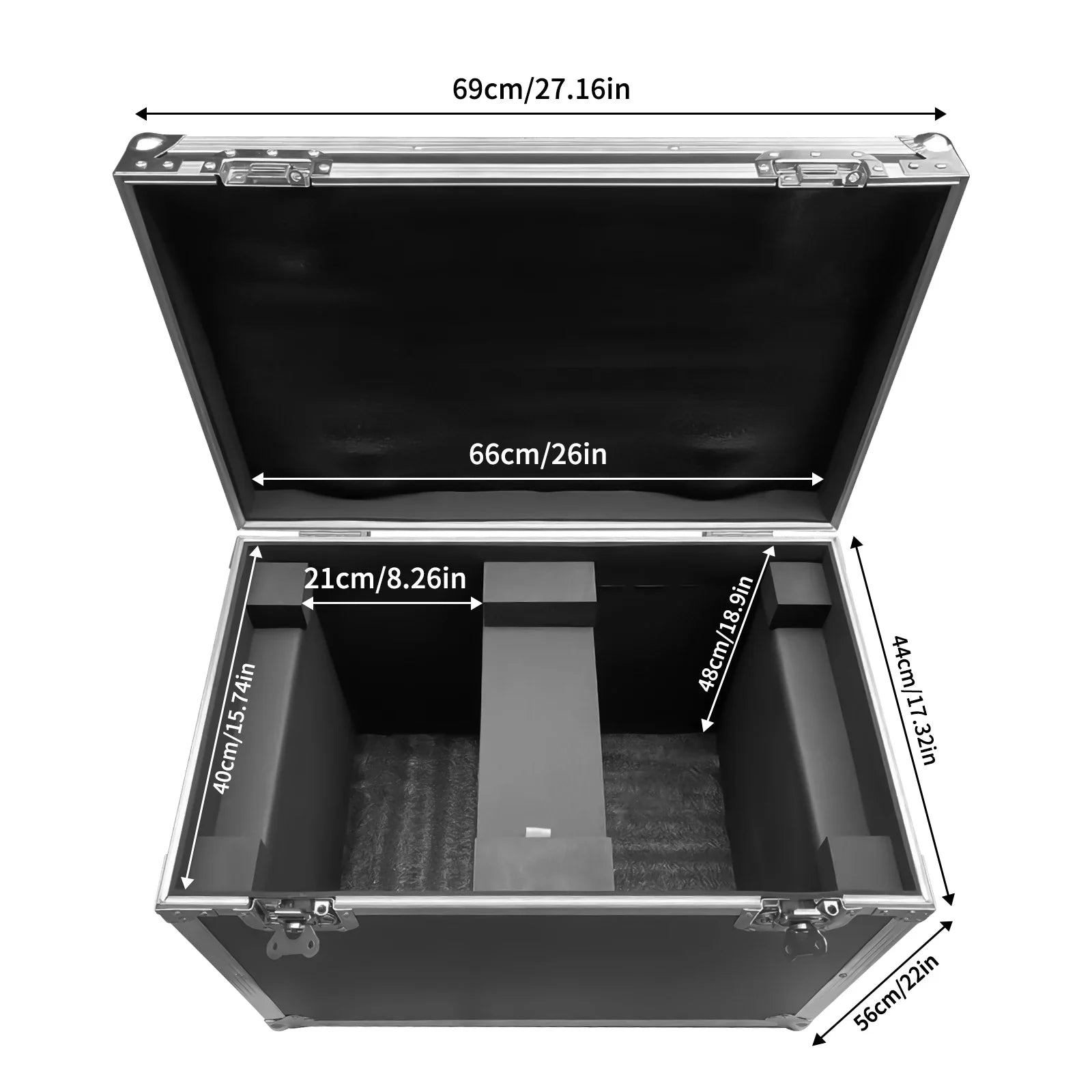 Afralia™ Dual Flight Case for 230W Moving Head Light