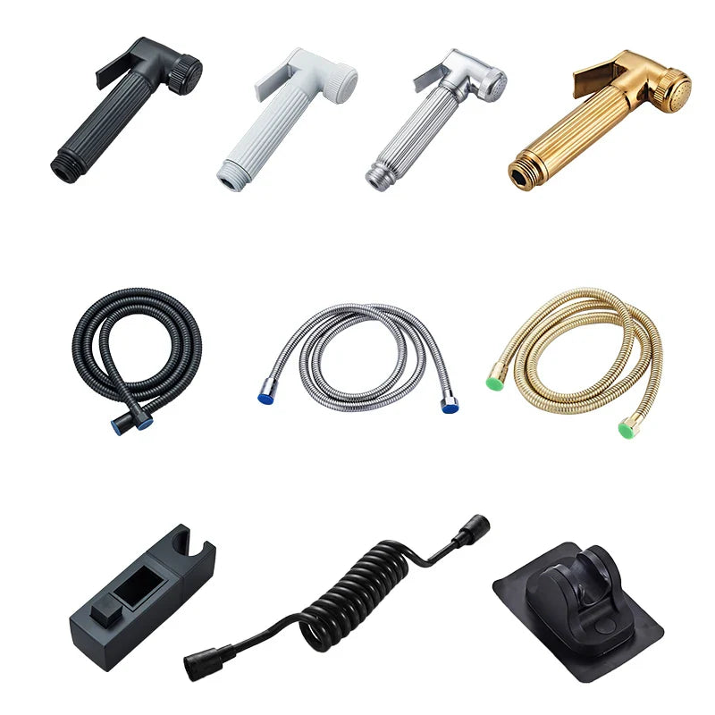 Afralia™ Shower System with Toilet Spray Gun and Handheld Shower Head