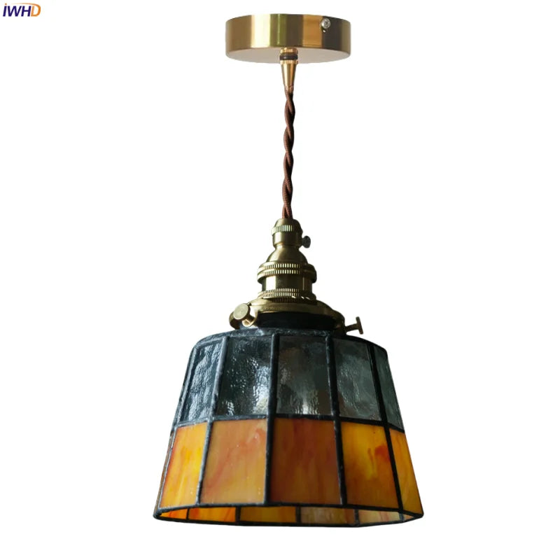 Afralia™ Japanese Vintage LED Pendant Lamp for Living Room, Bedroom, Kitchen, and Cafe