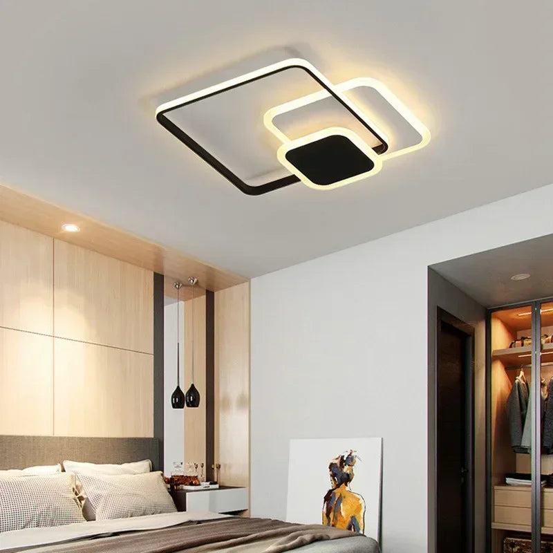 Afralia™ Nordic Minimalist LED Ceiling Light for Bedroom, Living Room, Restaurant - Home Decor Lighting