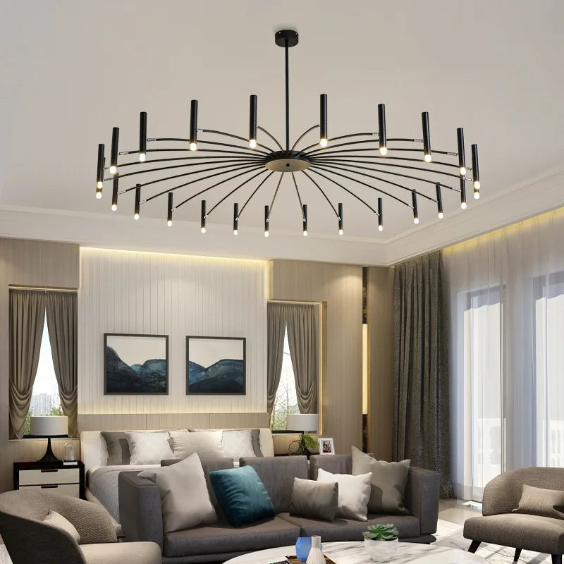 Afralia™ Spider Chandelier Ceiling Pendant Light for Living Room
