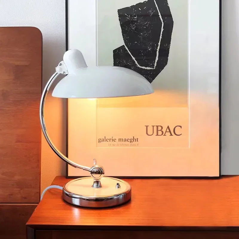 Afralia™ Minimalist Desk Lamp, Classic Retro Nordic Table Lamp for Office and Bedroom