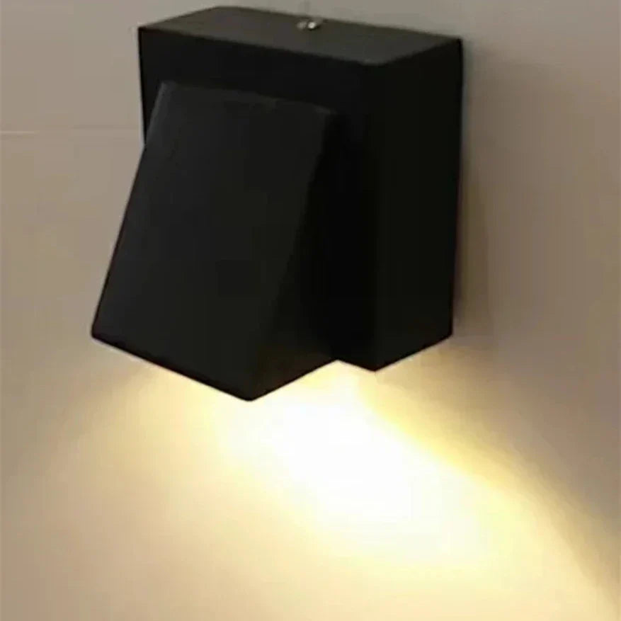 Afralia™ Outdoor Aluminium 5W LED Wall Lamp Sconce for Balcony Garden Decoration