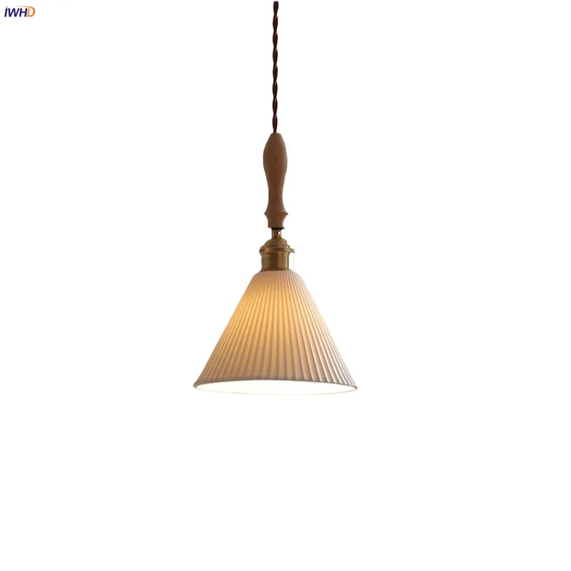 Afralia™ Ceramic LED Pendant Lamp | Nordic Modern Design | Adjustable Hanging Light