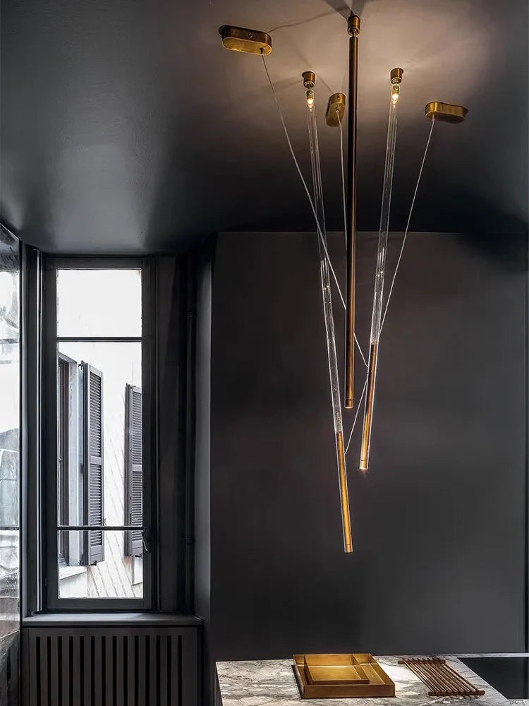 Afralia™ Industrial Nordic LED Pendant Light for Dining Room Decor