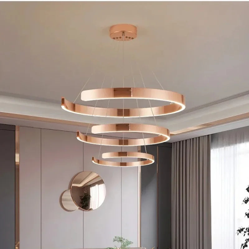 Afralia™ Modern LED Pendant Lights for Home Decor and Lighting Fixtures