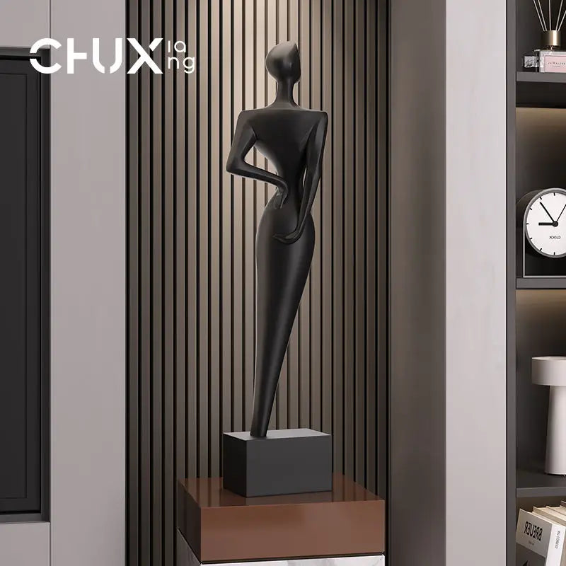 Afralia™ Abstract Figure Art Sculpture: Luxury Living Room Decor & Housewarming Craft