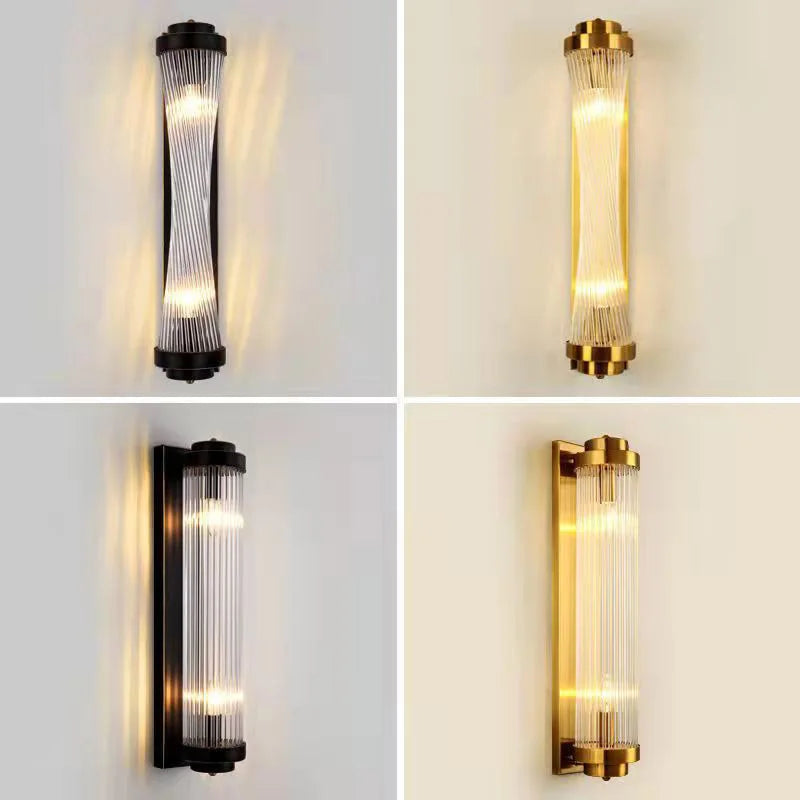 Afralia™ Crystal Wall Lamp: Modern LED Indoor Lighting for Luxury Living Room, Bedroom, and Aisle