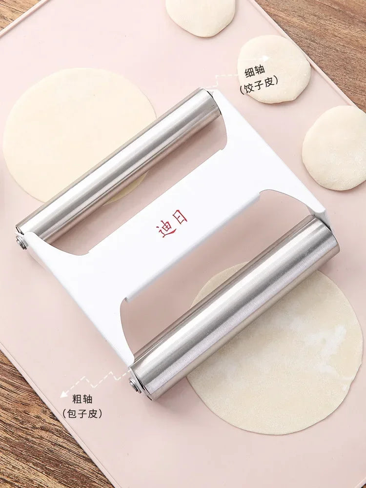 Afralia™ Stainless Steel Pastry Pizza Roller Docker for Baking and Cooking
