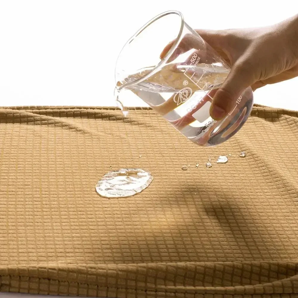 Afralia™ Quilted Chair Cover Protector Stretch Elastic Slipcover Solid Waterproof