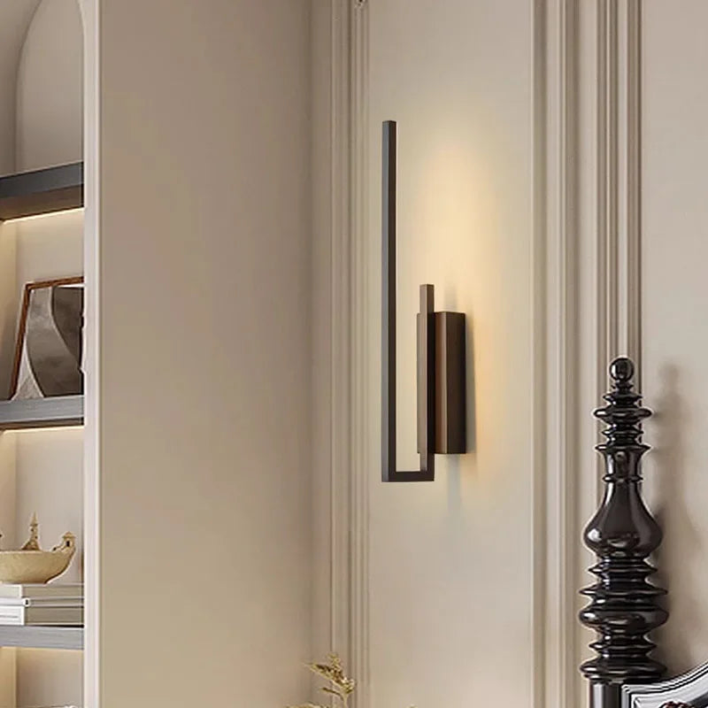 Afralia™ Brass Wall Sconce Dimmable Modern Lamp for Foyer, Bedroom, Restaurant, Aisle