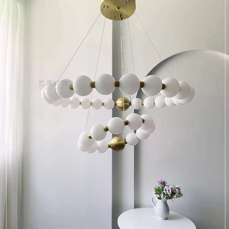 Afralia™ Modern LED Pendant Chandeliers for Living and Dining Room Lighting