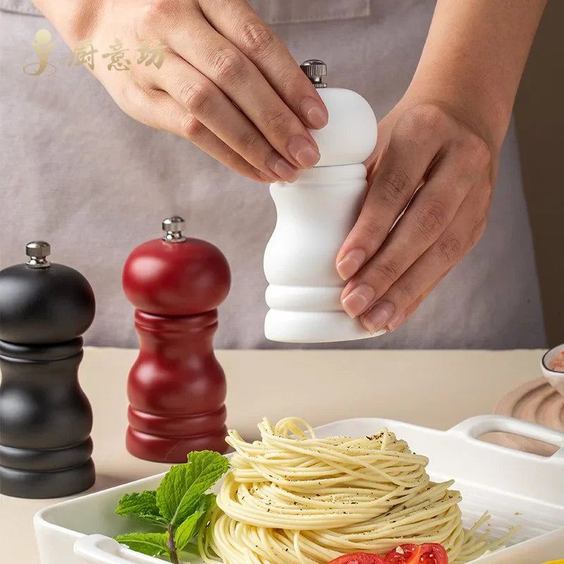 Afralia™ Ceramic Pepper Grinder Handheld Seasoning Mill Set