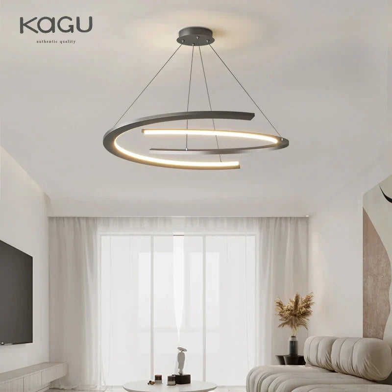 Afralia™ Modern Luxury Chandelier: Minimalist Nordic Living Room Pendant Lamp