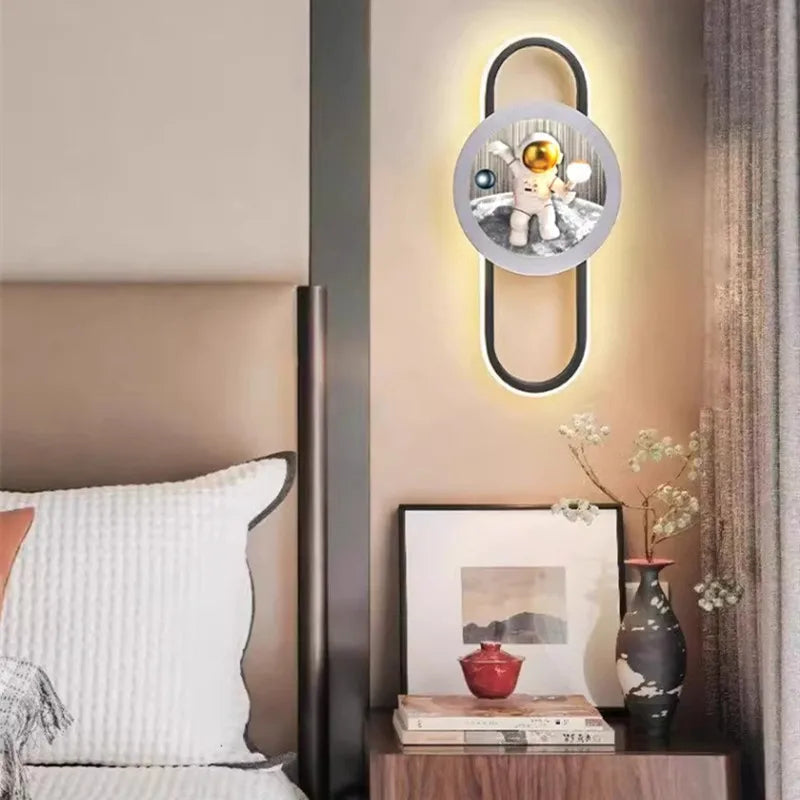 Afralia™ Wall Lamp for Bedroom Living Room Stairs, Creative Background Painting Decoration