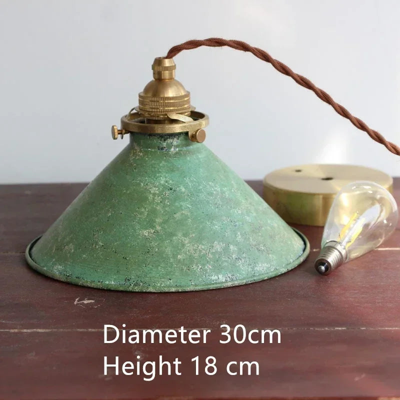 Afralia™ Industrial Vintage Pendant Light Iron Hanging Ceiling Lamps for Home Decor