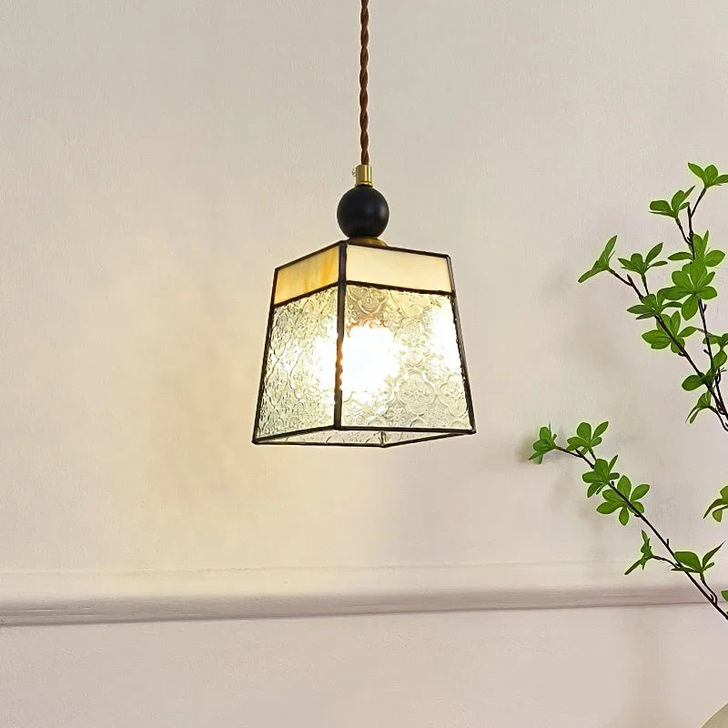 Afralia™ Clear Glass LED Pendant Light Adjustable Hanging Lamp for Dining Room