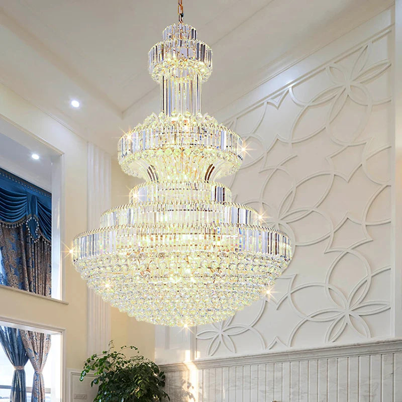 Afralia™ Classic Crystal Chandelier for Home, Restaurant, Hotel Lobby, and Exhibition Hall
