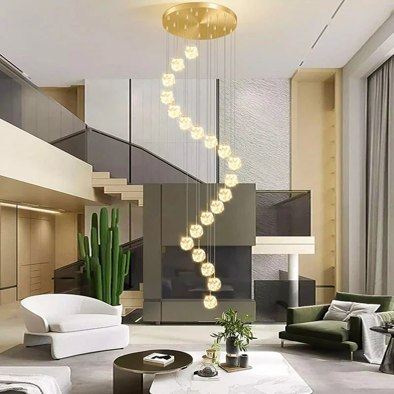 Afralia™ Nordic Dining Room Pendant Ceiling Light Chandelier for Indoor Living Room