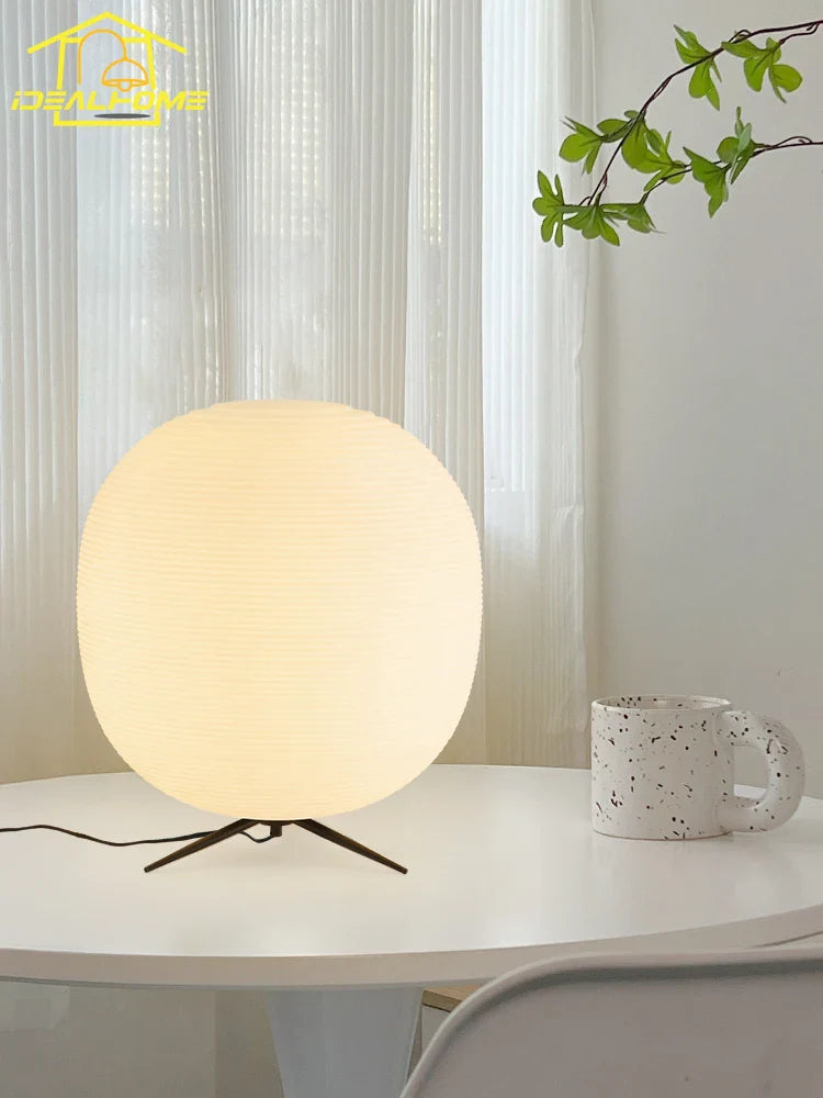 Afralia™ Wabi-sabi Minimalist LED Desk Lamp with Acrylic Shade for Bedroom and Living Room