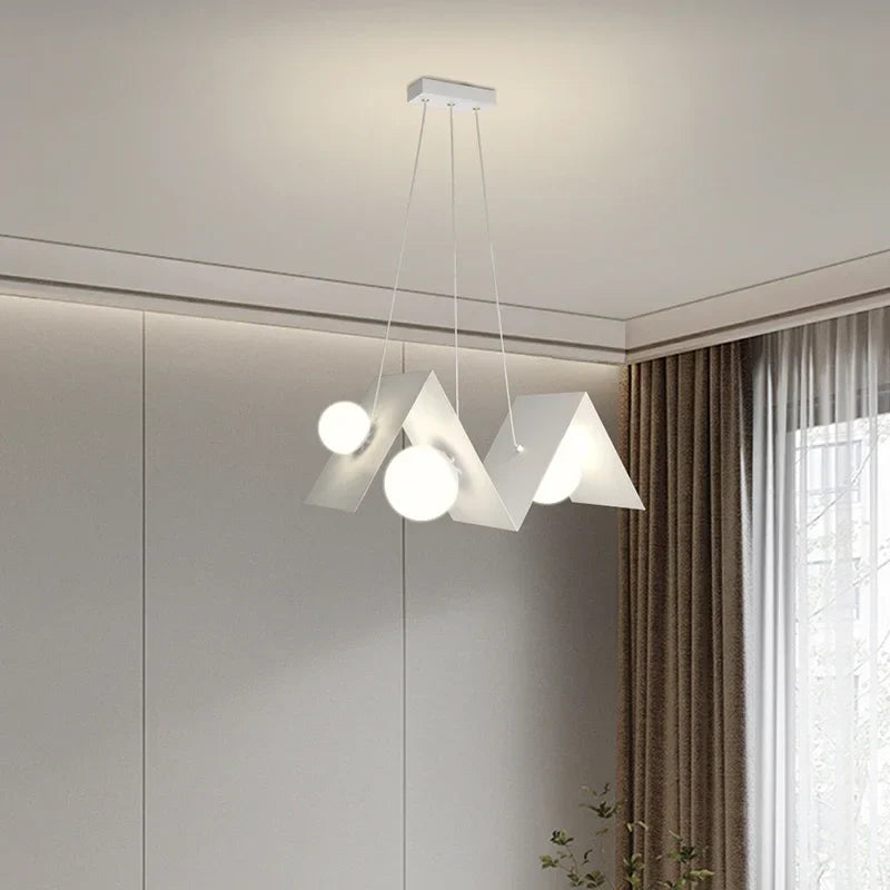 Afralia™ Minimalist Nordic Chandelier LED Hanging Lamp for Home Decoration