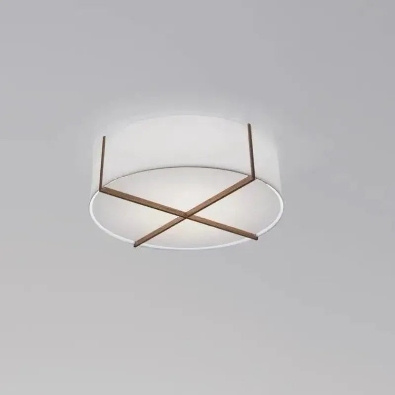 Afralia™ Chinese Style Fabric Ceiling Lamp for Home Decor