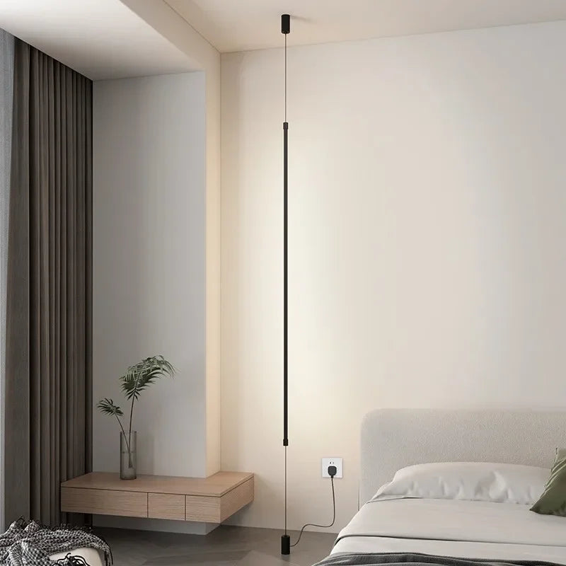 Afralia™ Slim Line LED Pendant Light for Living Room and Bedroom