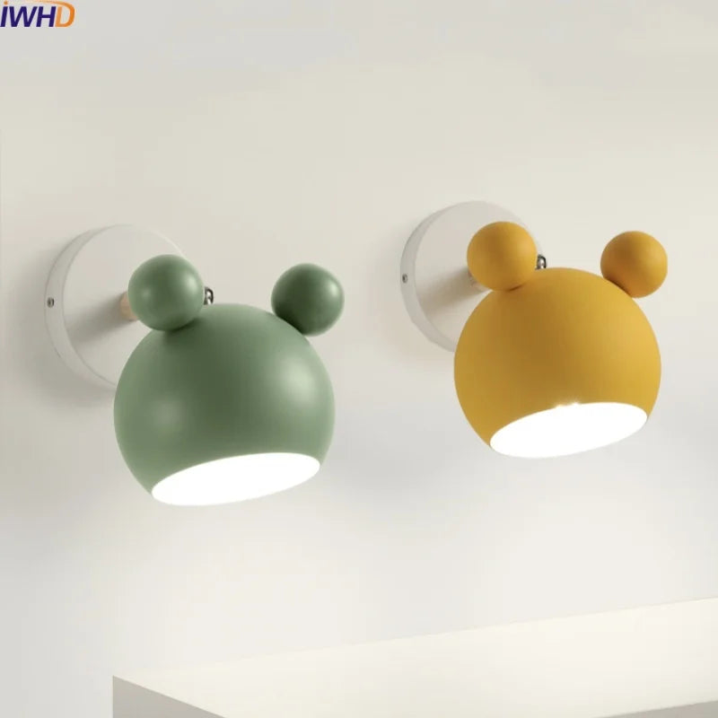 Afralia™ Macaron LED Wall Sconce Art Decoration Stair Light Fixtures