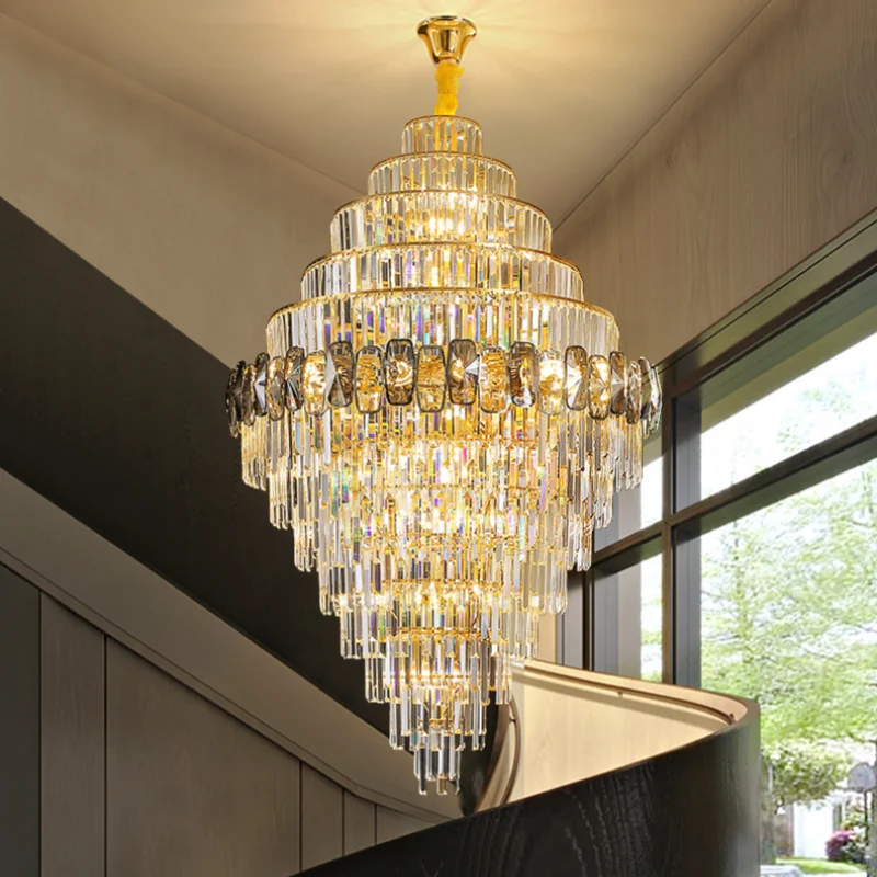 Afralia™ Crystal Chandelier for Elegant Living Spaces