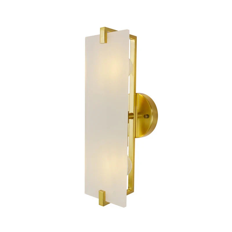 Afralia™ Nordic LED Glass Wall Lamp for Living Room Bedroom Decor