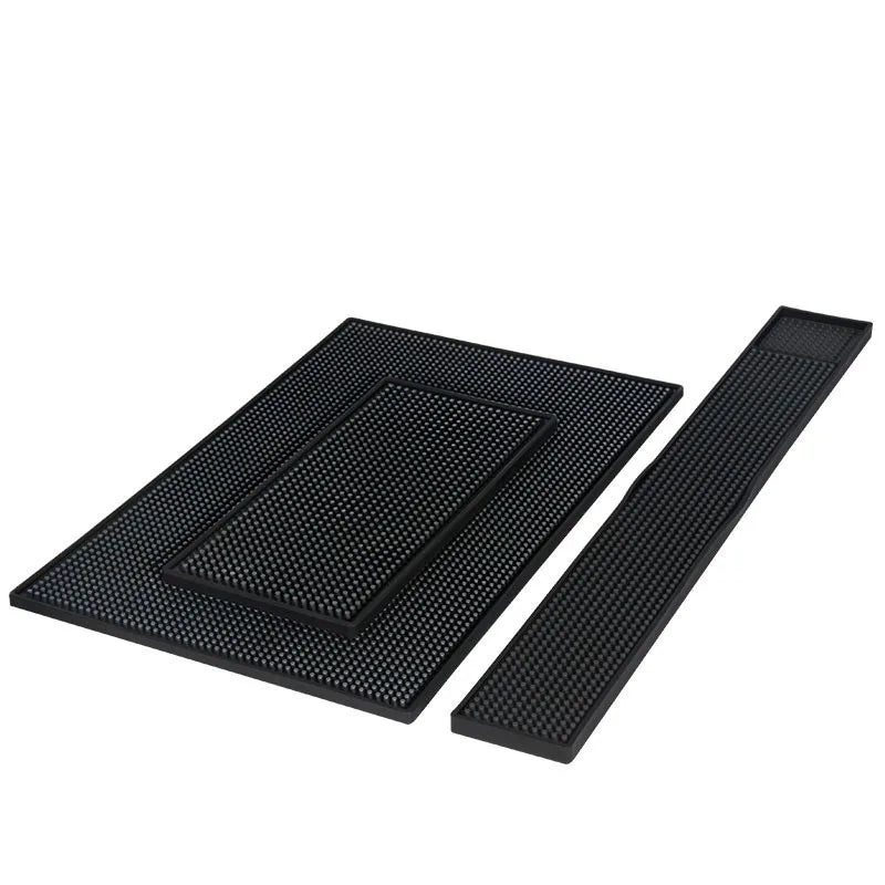Afralia™ Coffee Bar Cup Mat: PVC Rubber, Anti-slip, Heat Resistant, Durable Drain Mats