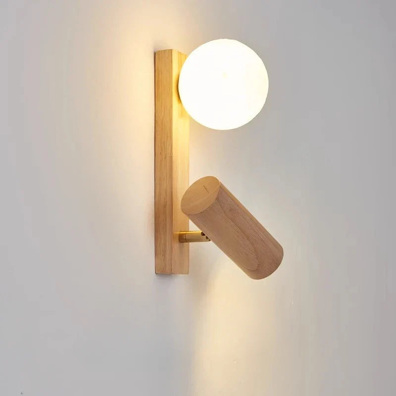 Afralia™ Eye-Care Wall Lamp: Creative Nordic Style LED Lighting for Bedroom, Rotatable Design