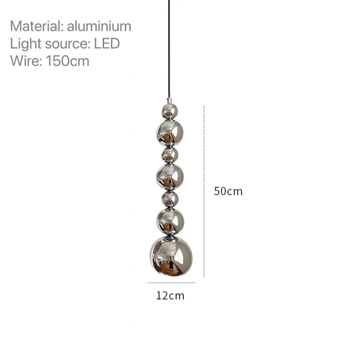 Afralia™ Nordic Modern Gourd Pendant Lamp for Bedroom, Living Room, Restaurant, and Bar