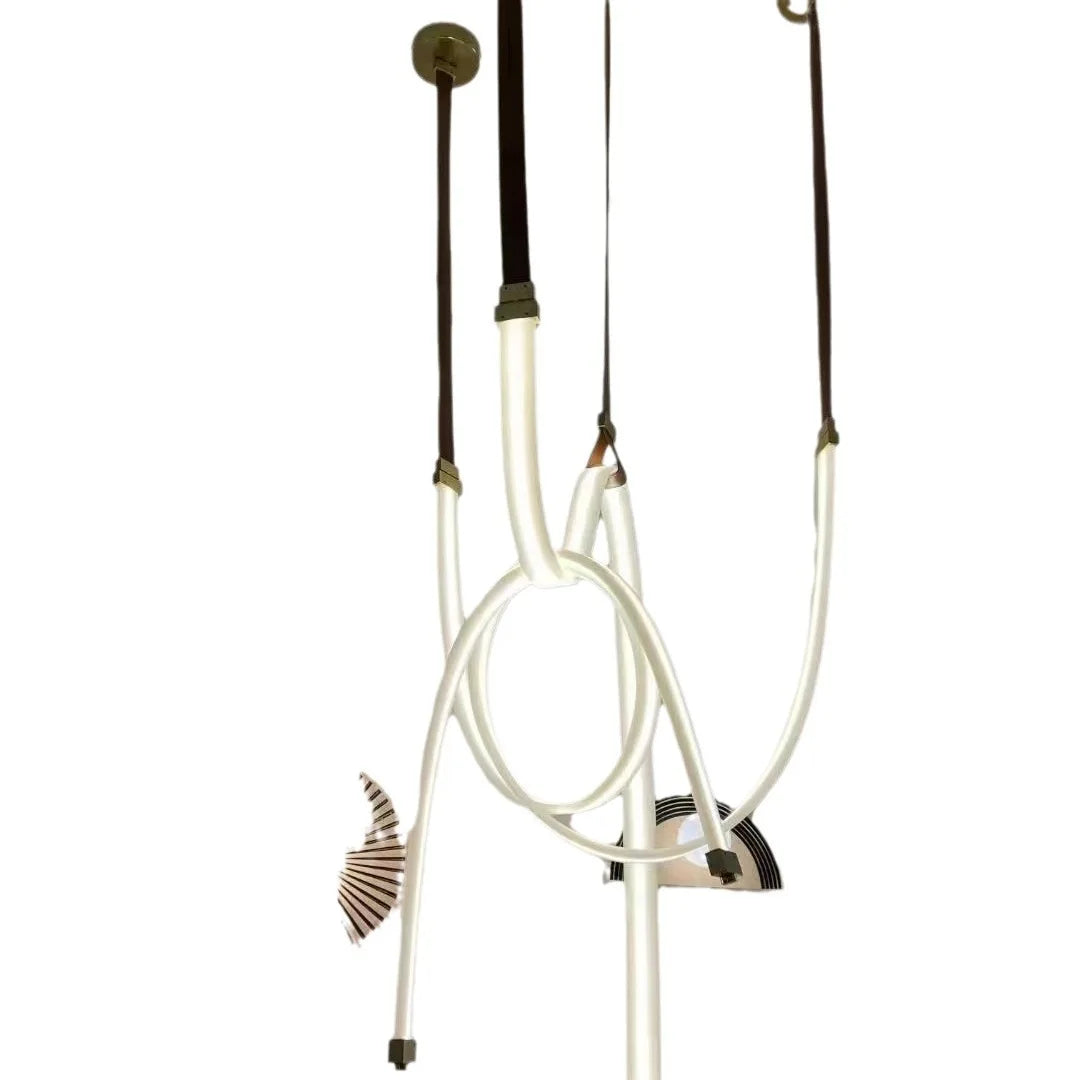 Afralia™ Nordic Belt LED Pendant Lights for Living Dining Room Chandelier Luminaires