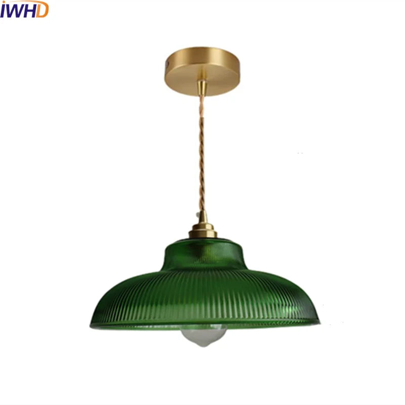 Afralia™ Vintage Copper Socket LED Pendant Light Fixture 4w Bulb Kitchen Dining Room Decor