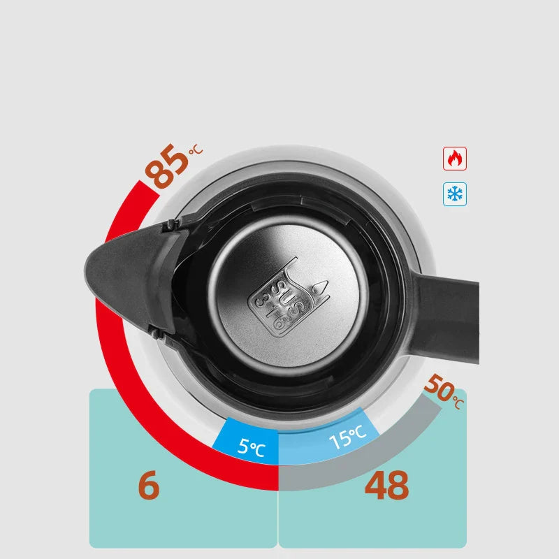 Afralia™ Thermal Insulation Kettle: High-capacity Glass Liner Thermos for Heat Preservation